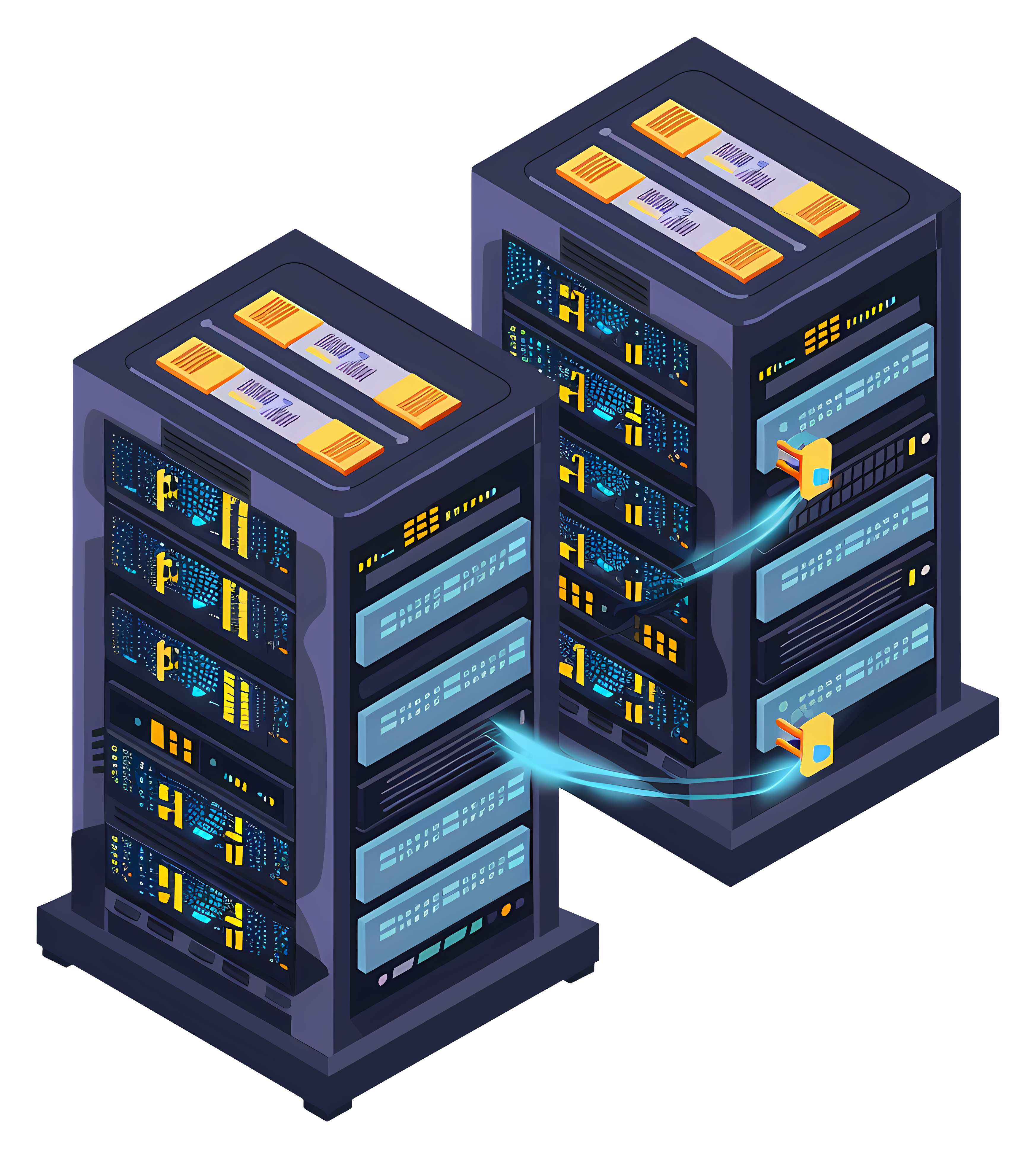 Server infrastructure with multiple server racks